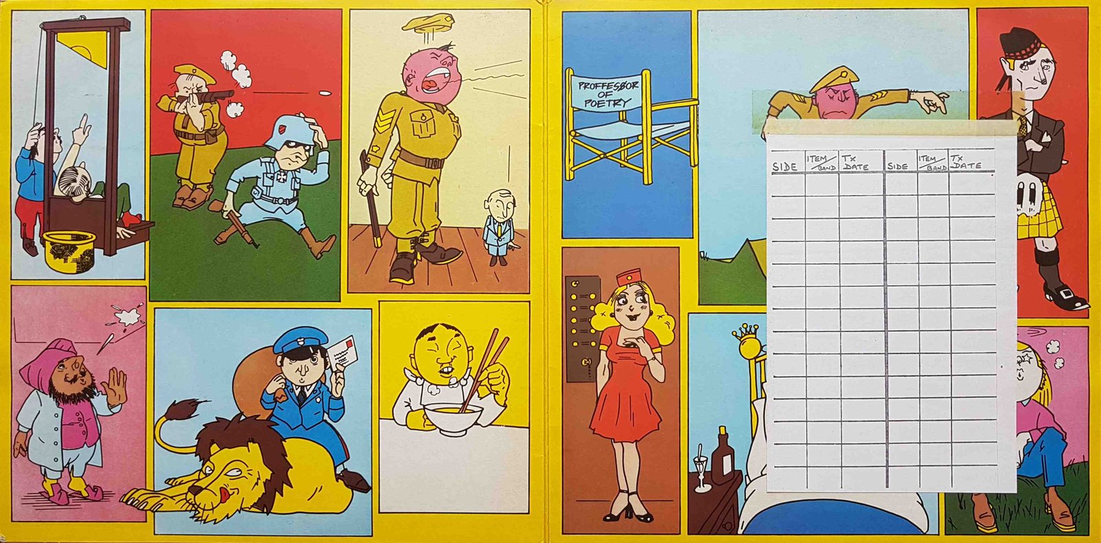 Middle of cover of SRLD 3001